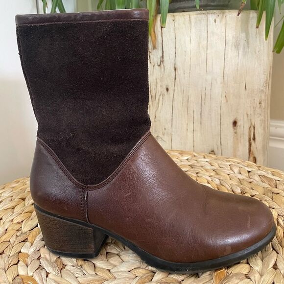 Eastland 100% Leather Comfy Women's Kiera Winter Boot Brown (Size 6) - Picture 4 of 13